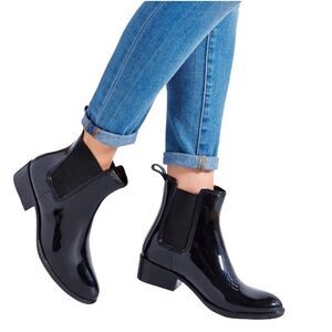 Jeffrey Campbell‎ Stormy Ankle Rain Boot 7